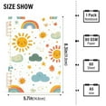 thumbnail image 2 of FORMRS 1-Subject Spiral Notebook 8" x 5" College Ruled 60 Refillable Sheet A5 Hard Cover, 2 Pack, Rainbows Pattern, 2 of 7