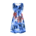 thumbnail image 3 of SMihono Robe d'Été pour Femmes Grande Taille Robes d'Été pour Femmes Plage T-Shirt Floral Robe d'Été Décontractée avec Poches Robe Boho, 3 of 5