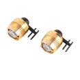 thumbnail image 2 of 2 faros delanteros para zapatos de aleación de aluminio, impermeables, LED, accesorio para acampar al aire libre, senderismo, dorado, 2 of 14