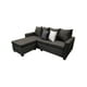 thumbnail image 4 of Sala Esquinera El Bazar Store Ares Negro 215x165 cm Lado derecho e Izquierdo Lino nacional Modular, 4 of 6