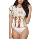 thumbnail image 1 of Balery Black African Woman Body de cuello redondo de manga corta para mujer Tops de manga corta Tops básicos-Medium, 1 of 7