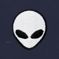 thumbnail image 2 of Dalix Lil Alien Beach Short Embroidered Casual Pocket Mesh Drawcord Waist Mens in Navy Blue 2XL XX-Large, 2 of 5