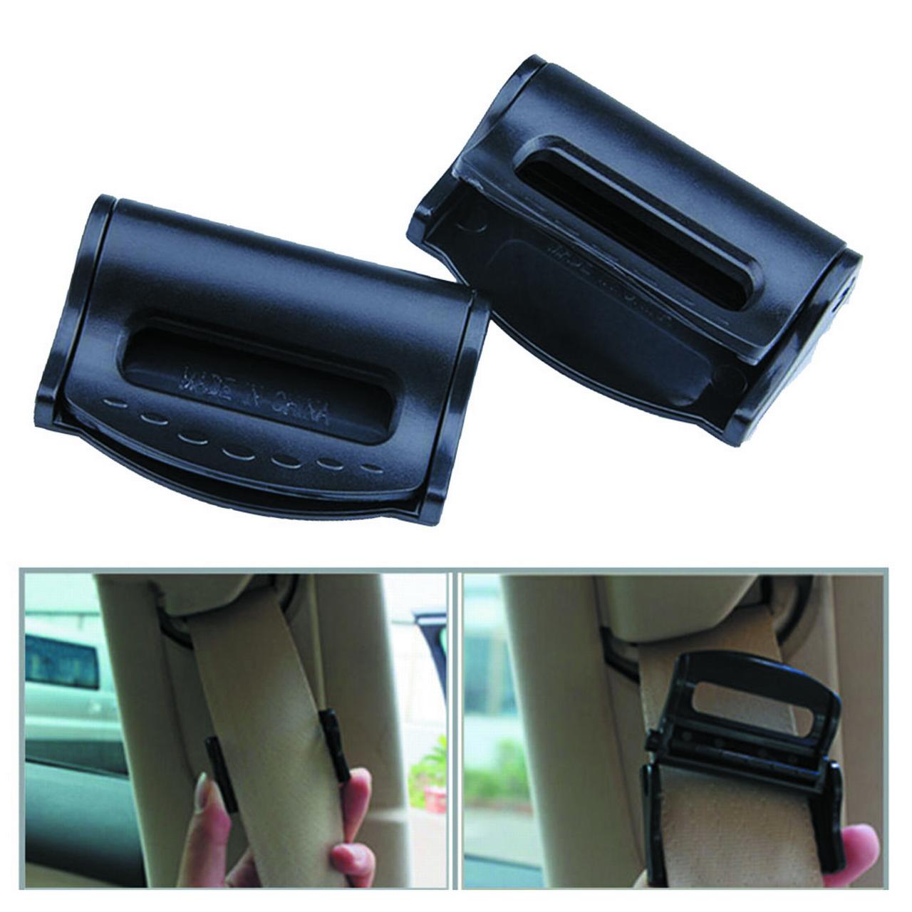 2PCS Car Seat Belt Adjuster Clip Strap Clamp Shoulder Improve Comfort