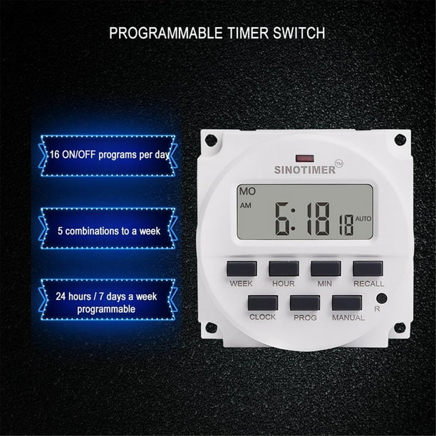 Tm919b 220v 30a Interrupteur de minuterie numérique programmable