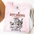 thumbnail image 5 of Kitty Biscuits Bakery T-Shirt, Funny Cat Sourdough Shirt, Cute Cat Bakery Tee, We Knead Em You Need Em Shirt, Cat Lover Baker Gift, 5 of 8