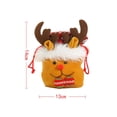 thumbnail image 3 of De Dulces De Navidad, Bolsas De Manzana, Lindo Muñeco De Nieve, Papá Noel, Ciervo, Bolsas De Regalo Para Festivales Y Decoraciones. 3 Bolsas sonducket HA045212-01, 3 of 6