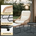 thumbnail image 2 of Tappio 10'x10' Pop Up Canopy Tent, Outdoor Instant Canopy Patio Gazebo Event Tent, Portable Waterproof Pop-up Canopy with 8 Stakes, 4 Ropes, 4 Sandbags and 1 Handbag for Party Camping Backyard, Black, 2 of 10