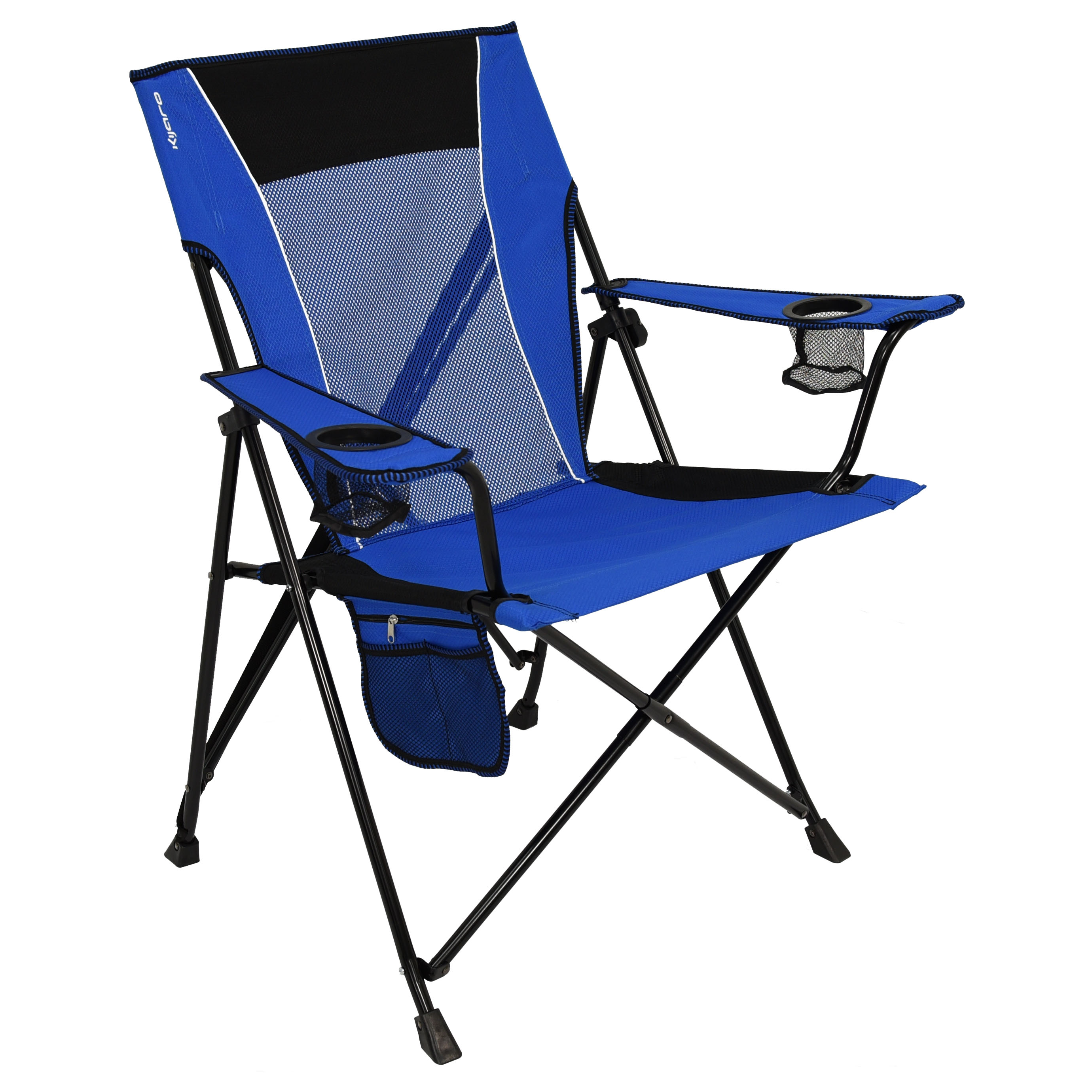 Kijaro Maldives Blue Recycled Repreve Fabric Dual Lock Camping Chair, 26 in. L x 35.5 in. W x 37 in" H, Weight 9.6 lbs. - image 2 of 3