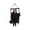 Black, variant on Light Up Animated Hanging Skeleton Ghost Cage Decoration Scary Halloween Indoor Outdoor Prop