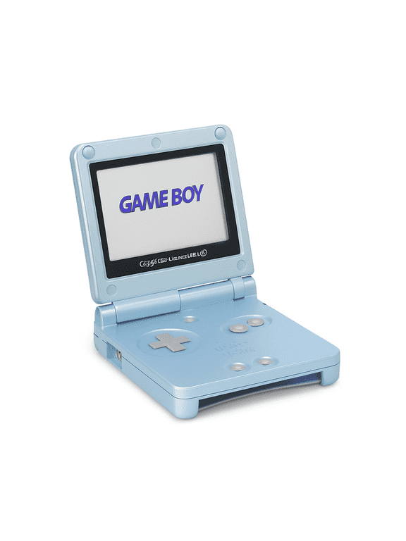 Restored Nintendo Game boy Advance SP GBA SP Gaming Console, Pearl Blue (Refurbished)