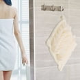 thumbnail image 3 of NEW 2-In-1 Bath Ball Towel Loofah With Drawstring Closure For Soap Soft Exfoliating Mesh Shower Sponge Skin Care Bathing Tool, 3 of 12