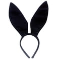 thumbnail image 7 of Vjnyvs 5-Piece Bunny Ears Headband Set,Bow Tie Collar, Cuffs & Tail Kit, Black, 1 Set, 7 of 7