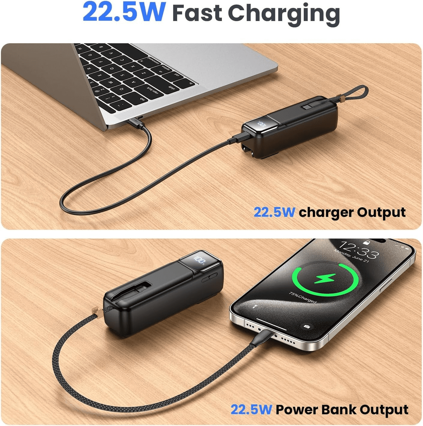 Entronix Mini Power Bank - 5000 mAh USB-C