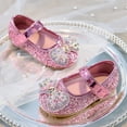thumbnail image 5 of Ccpelsie Flower Girl Shoes Dress Shoes Toddler Girls Flats Princess Wedding Shoes for Little Big Kids(Pink,6), 5 of 9