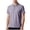 Purple, variant on Dagugfen Men's Summer T Shirts Short Sleeve Collared Neck Casual 1/4 Button Crew Neck Solid Color Work Wear Tops