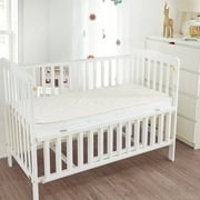 Bargoose Home Textiles Natural Waterproof 3'' Pack 'n Play Flat Crib Mattress pad