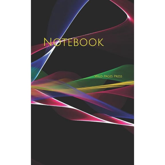 Notebook : Abstract Line Wave Design Pattern Fractal Energy Science Mathematics Teacher Teaching (Paperback)