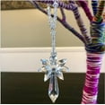 thumbnail image 7 of Christmas Saving Clearance! Sruiluo Crystal Decoration for Car Rainbow Angel Crystal Suncatcher Colorful Beaded Pendant Hanging Decoration Hanging Ornaments for Car Home Red, 7 of 7