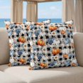 thumbnail image 5 of Pillow Covers 18x18 Set of 2, Thanksgiving Pumpkin Square Throw Pillow Covers for Couch/Sofa/Living Room, Fall Daisy Rustic Leaves Black Plaid Decorative Soft Pillowcases for Couch Throw Pillows, 5 of 9