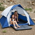 thumbnail image 6 of Tent 6 Person Dome Camping Tent, Double Layer Waterproof, Removable Rain Fly, for Outdoor Hiking, Fishing (6 People Blue), 6 of 7