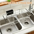 thumbnail image 6 of Large Expandable Dish Drying Rack with Removable Utensil Silverware Holder,Deep Large Dish Rack Over The Sink in Sink ,Dish Drainers Stainless Steel, 6 of 6