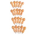 thumbnail image 3 of 20 Sets Home Round Storage Hooks Wooden Hanging Hook Useful Coat Hat Hanger, 3 of 7