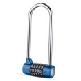 thumbnail image 1 of Large Long Beam Locker Cabinet Door Handle Combination Lock Padlock Gym 5 Digit Luggage Security Locker (Blue), 1 of 3