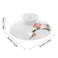 thumbnail image 2 of Tea Pot Ceramic Lid Tea Kettle Replacement Ceramic Lid Tea Pot Teacup Replacement Cover, 2 of 3