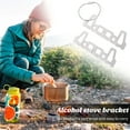 thumbnail image 3 of Alcohol Stove Stand Rack Rustproof Heat-Resistant Compact Size Lightweight Outdoor Stove Bracket Camping Supplies, 3 of 7