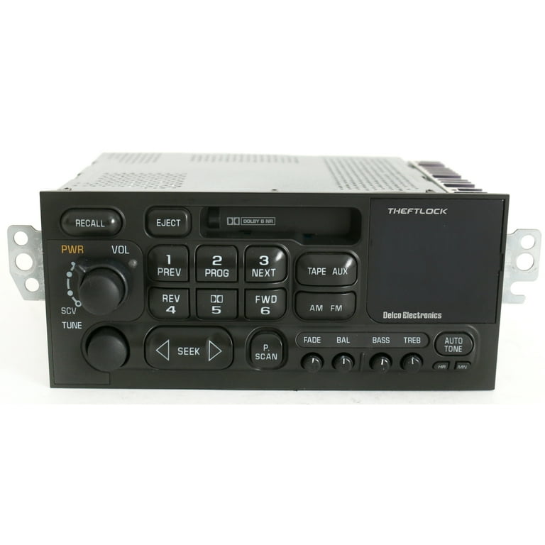 Restored GM Delco 1996-02 Chevy Car & S10 Radio AMFM Cassette
