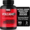 Force Factor VolcaNO Extreme, Pre Workout Nitric Oxide Booster for Blood Flow, Circulation, Strength, Muscle Pumps, Vascularity & Focus, 90 Tablets
