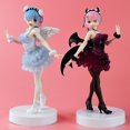 thumbnail image 2 of Life In A Different World From Scratch Beautiful Angel Rem And Charming Demon Ram Standing Pose, 2 of 4