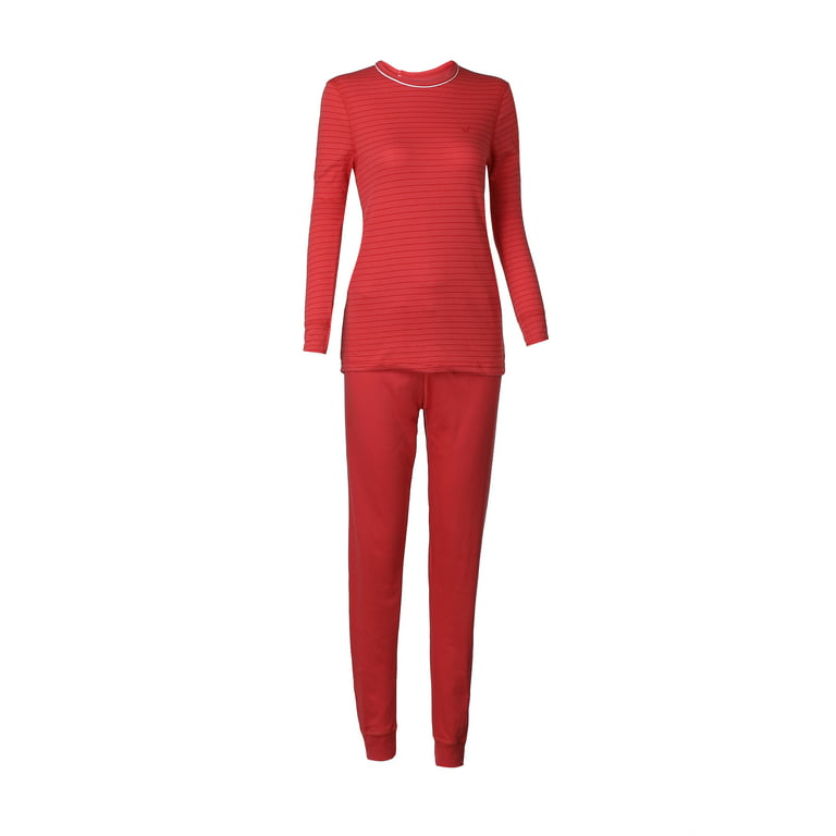 2 Piece Thermal Sets Top and Bottom Ladies Ski Long Johns Thermal Underwear  