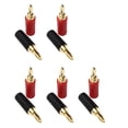thumbnail image 4 of Enchufe Banana, Conector De Altavoz 10PCS Buena Conductividad Con Tamaño Estándar Para Zócalo De Panel De 2,5 Mm OTVIAP Speaker Banana Plug, 4 of 8