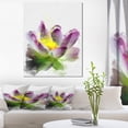 thumbnail image 1 of Esquisse de Fleurs de Lotus Aquarelle - Impression sur Toile Florale, 1 of 3