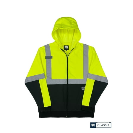 

Buffalo Outdoors® Workwear Class 2 Hi Vis Safety Softshell Jacket