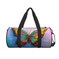 thumbnail image 2 of KLL Oil Painting Beautiful Butterfly Duffle Bag For Men Women Sport Gym Fitness Tote Travel Training Workout Basketball Football Weekender, 2 of 8