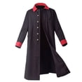 thumbnail image 3 of Blessume Mens Long Trench Coat Western Cowboy Riding Coat Overcoat, 3 of 8