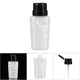 thumbnail image 5 of Dispensador de bomba de plástico para decoración de uñas, 230 ml, para quitar esmalte, botella vacía (blanco), 5 of 5