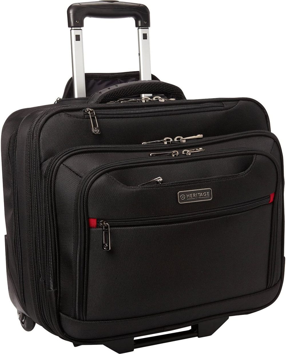 RovKeav Noble Departure Rolling 17” Laptop & Tablet Business Case Wheeled Portfolio CarryOn