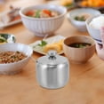 thumbnail image 4 of SEWCHICS 2Pcs Stainless Steel Sugar Bowl Storing Salt For Home Users On Kitchen Counter, 4 of 6