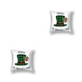 thumbnail image 4 of Toystoory Funda de almohada St. Patrick's Day Supply Ropa de cama Funda de almohada Cozy Short Felpa Cintura Holding Square Decoración Funda de cojín sombrero de copa 21CR35 2piezas Toystoory CBP363509, 4 of 5