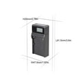 thumbnail image 4 of Langgg Electric Camera Battery Charger Camping Traveling Photo Charging Shooting Box Replacement Portable LCD Digital for F550/F750, 4 of 6