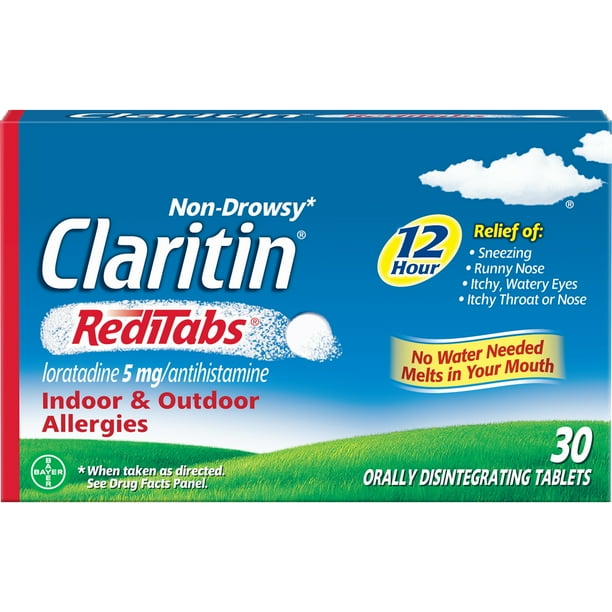 Claritin RediTabs 12 Hour NonDrowsy Allergy Tablets, 30 Ct Walmart
