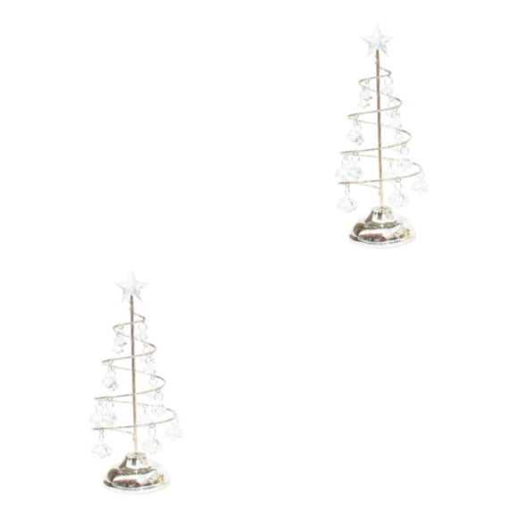 Bewildely Luz brillante para árbol de Navidad, luz nocturna, elegante hierro forjado para decoración de dormitorio y sala de estar Type4 NO4