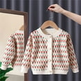 thumbnail image 2 of Glisme Knit Cardigan Sweater For Girls Baby Toddler Floral Knit Button Closure Jacket Outwear Winter Coat Popular And Cool Top Clothes White , 6-12 Months, 2 of 9