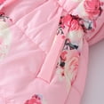 thumbnail image 5 of Tdoqot Girls Winter Coats With Hood- Casual Zip Up Long Sleeve Warm Quilted Jackets Pink Size 9-10 Years, 5 of 8