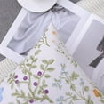 thumbnail image 4 of Spring Lumbar Throw Pillow Covers 12x20 Inch, Set of 2 Printed Velvet Couch Pillows, Floral Pattern Decorative Pillow Covers, Farmhouse Pillow Covers for Bed Couch,(12x20, Sage Wild Green), 4 of 6
