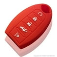 thumbnail image 2 of Dobrev 5 Buttons Silicone Case Protector Key Fob Smart Car Remote Holder for Nissan Altima Maxima Sedan Pathfinder (red), 2 of 5