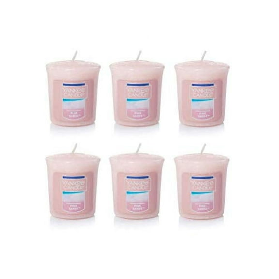 Yankee Candle Lot of 6 Pink Sands Votives